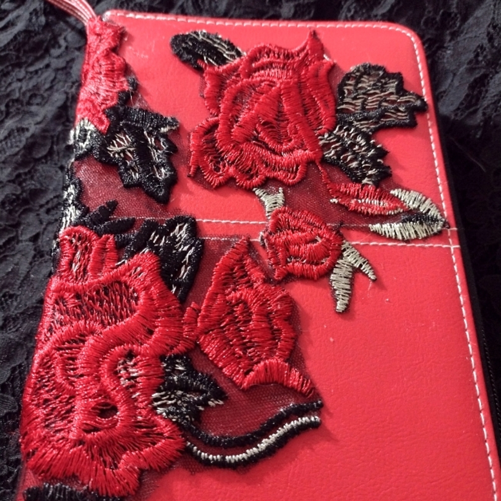 Zippered Planner - hand decorated